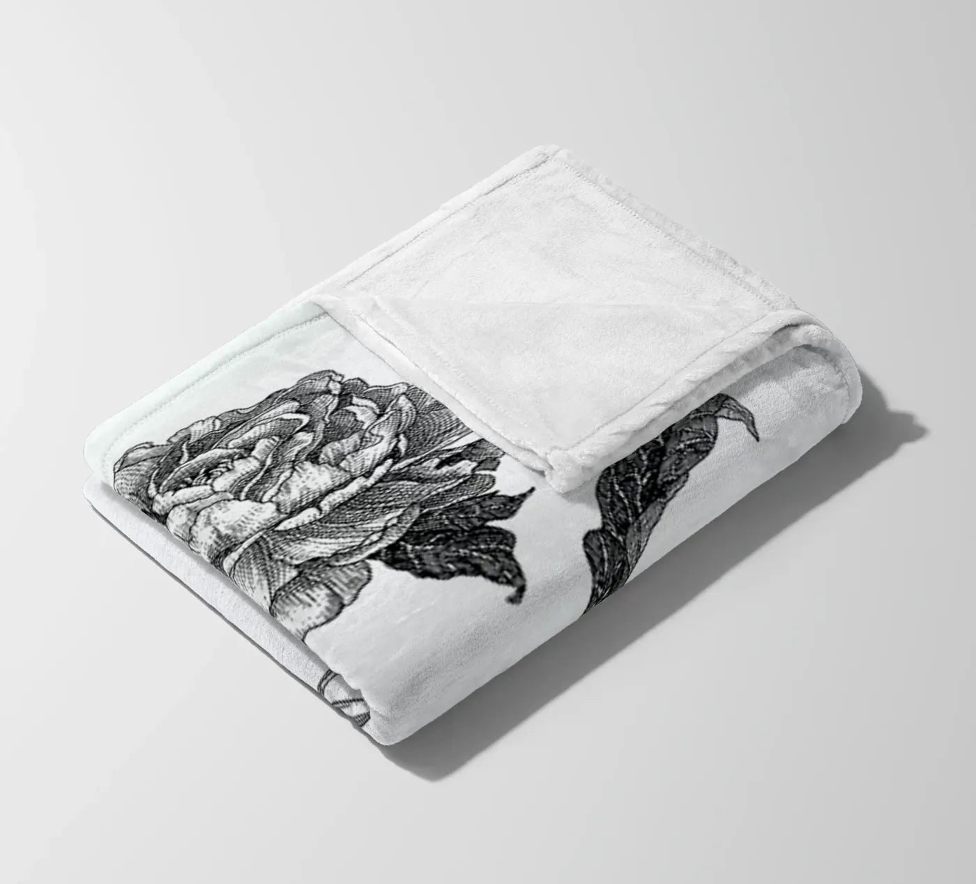 Peony fleecedeken van Pen & Ink