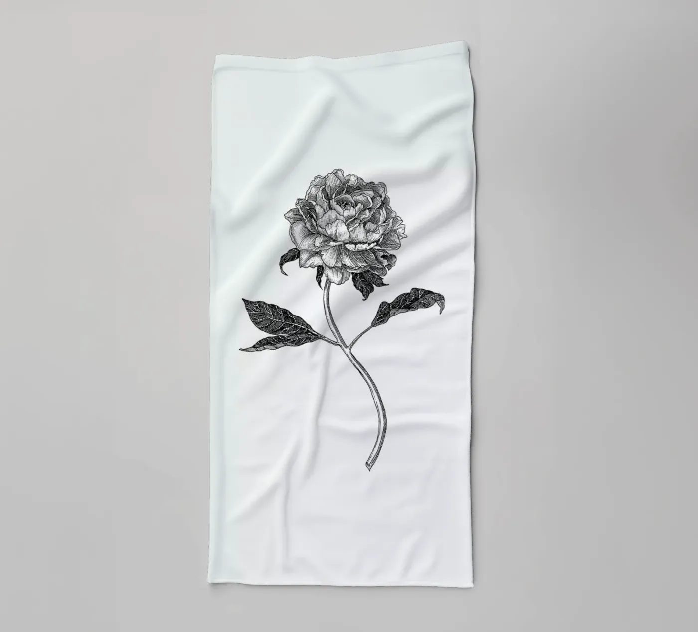 Peony badhanddoek van Pen & Ink