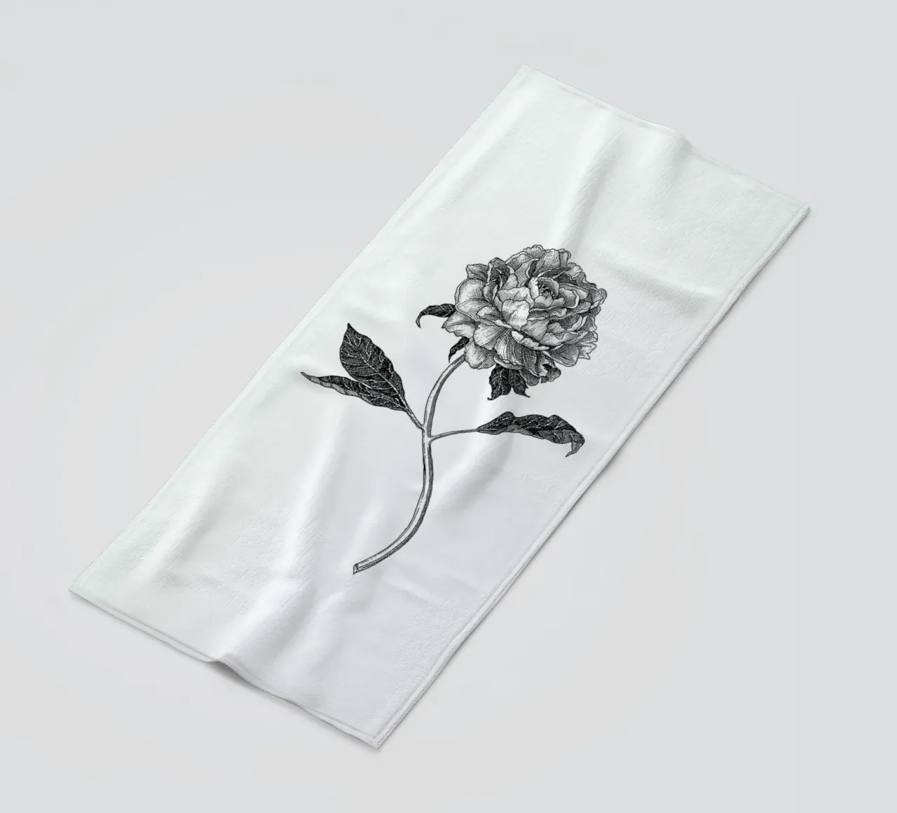 Peony telo mare da Pen & Ink