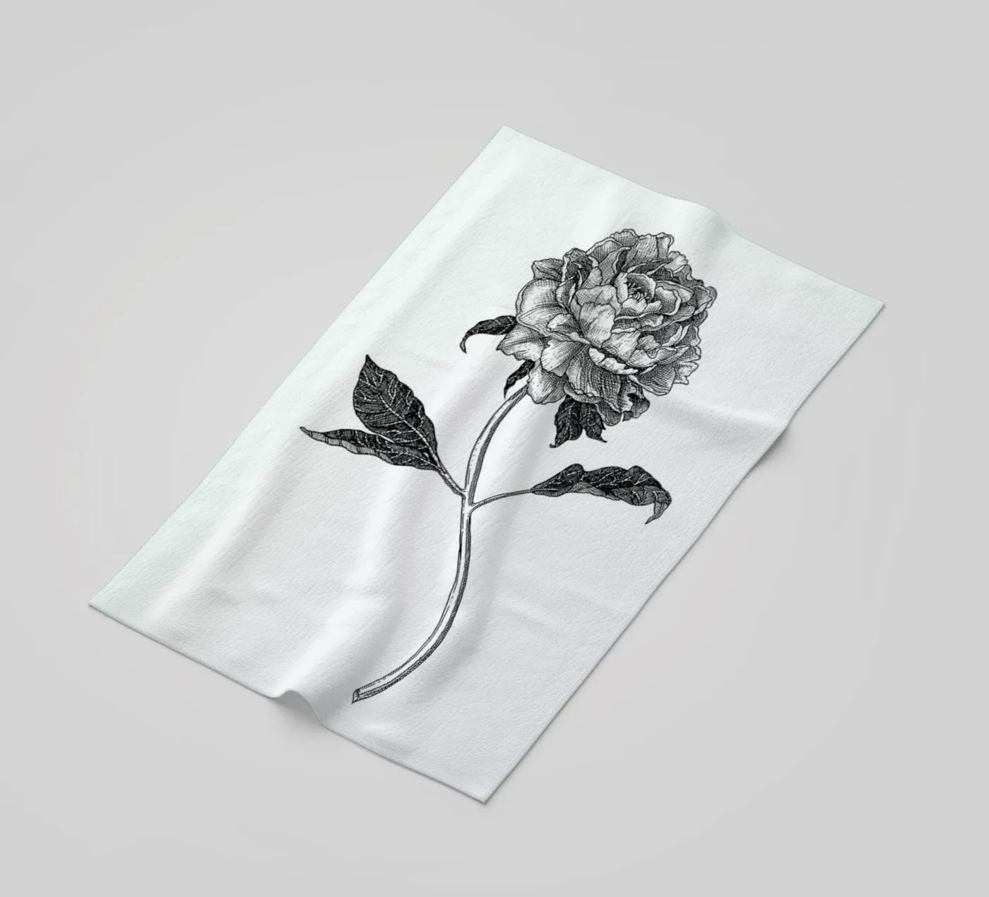 Peony telo mare da Pen & Ink