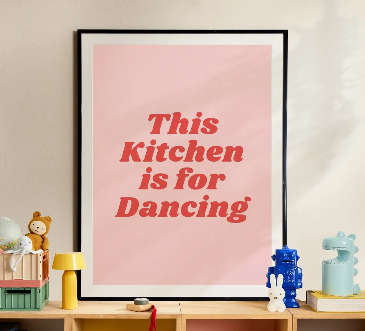 Questa cucina è per ballare (Sweet Pink Tone) poster da Paigaam Studio