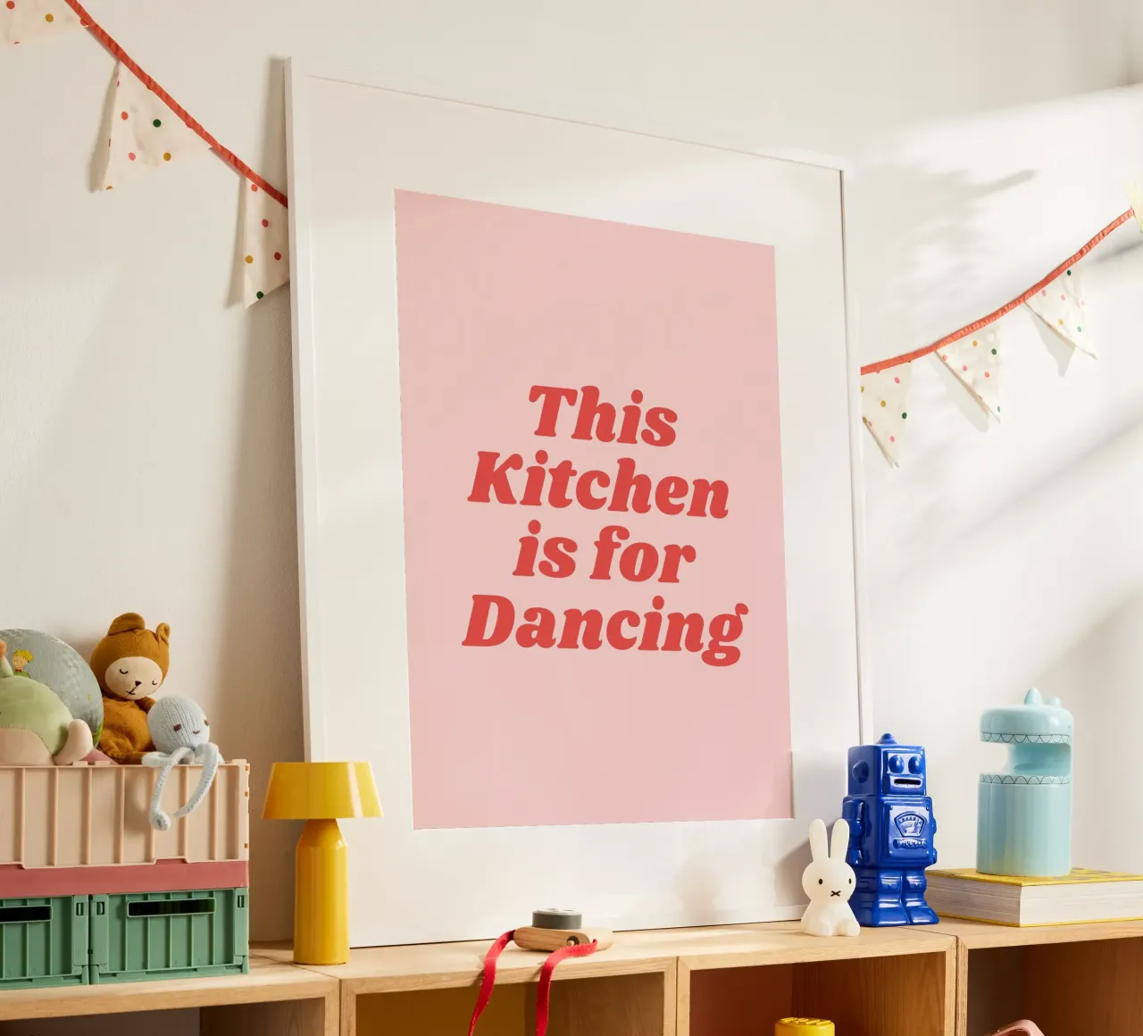 Questa cucina è per ballare (Sweet Pink Tone) poster da Paigaam Studio
