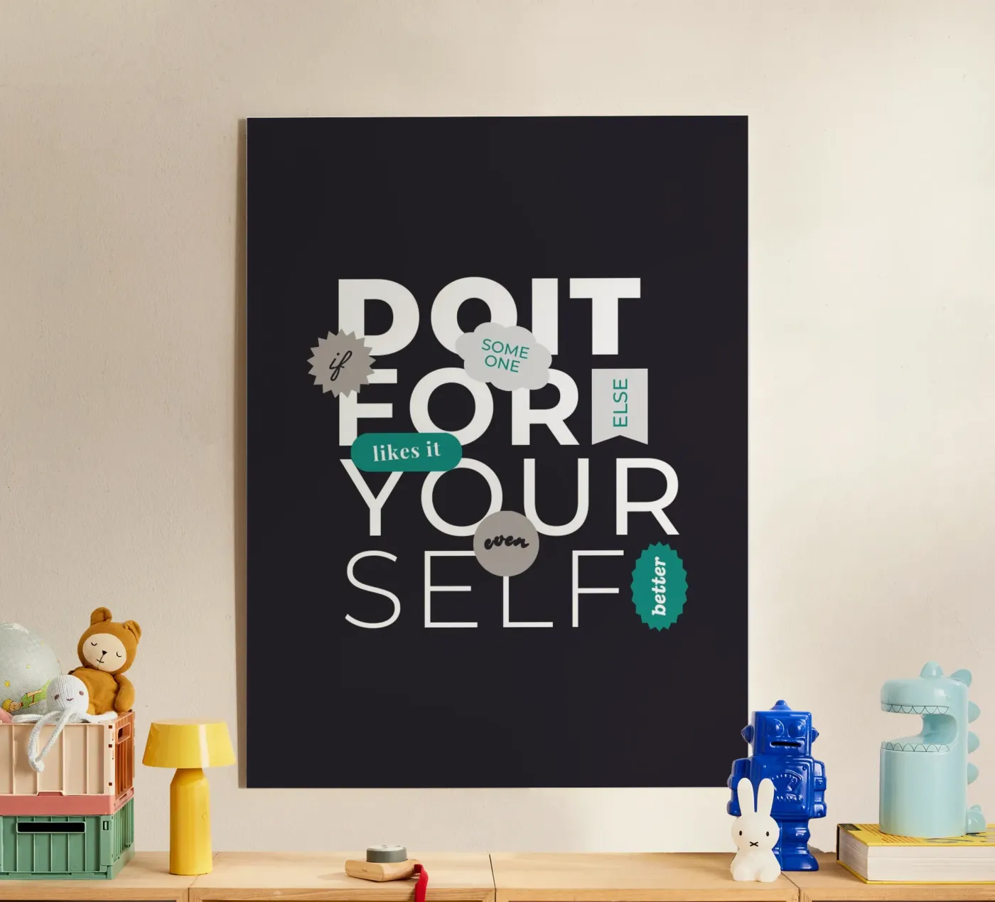Do It For Yourself plexiglass da byh.illustration