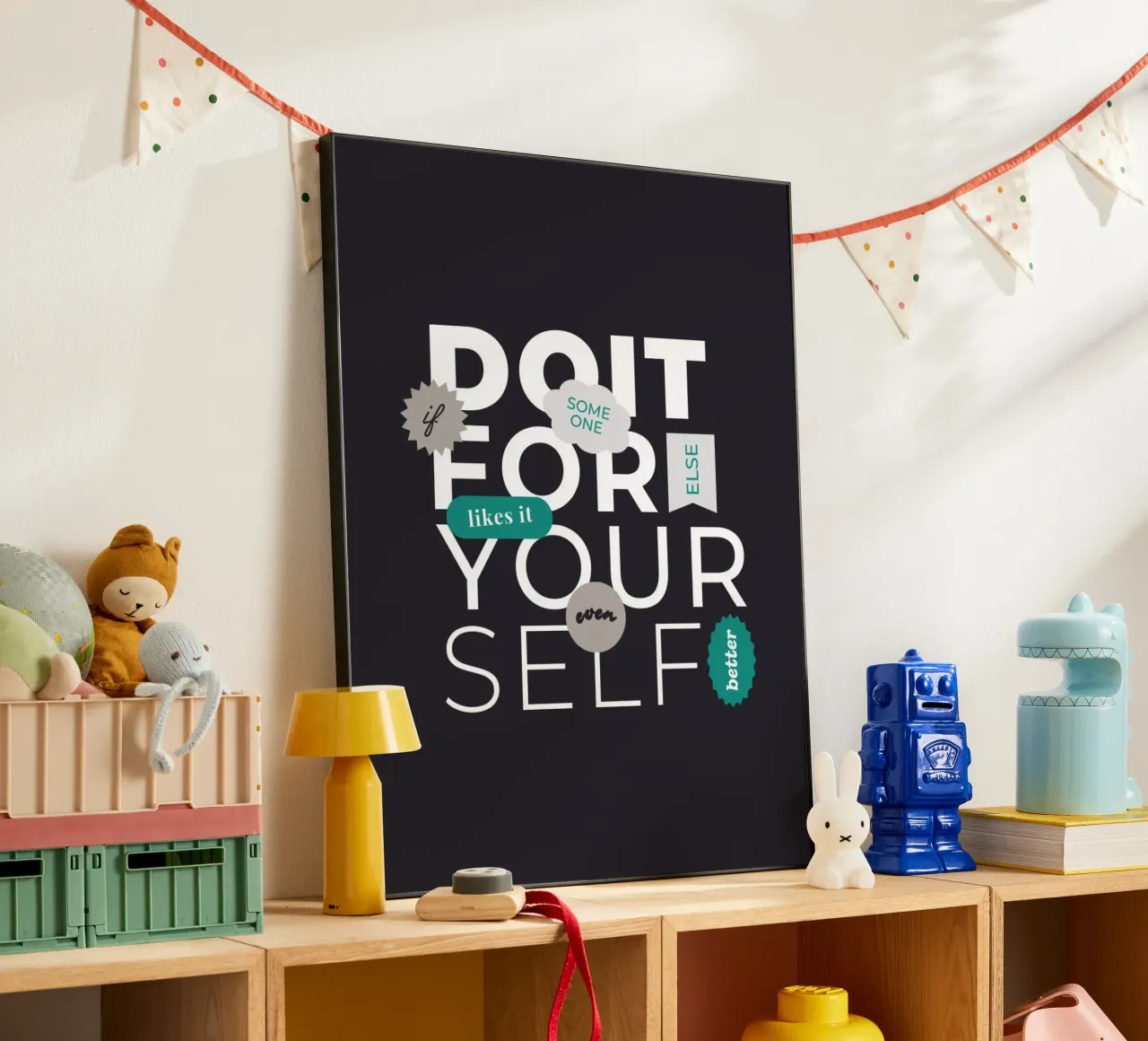 Do It For Yourself alluminio dibond da byh.illustration