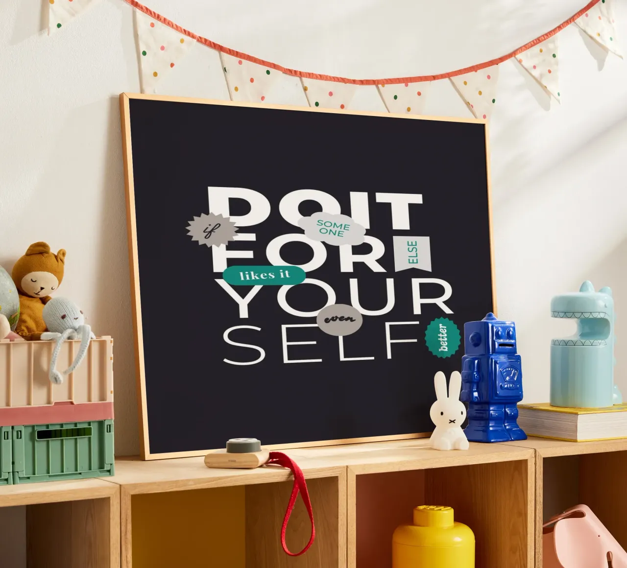 Do It For Yourself poster by byh.illustration