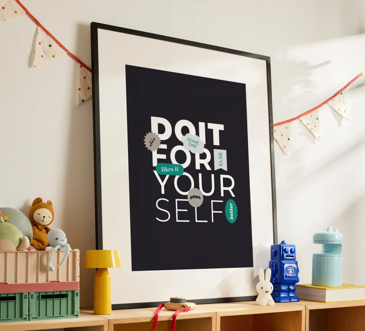Do It For Yourself poster by byh.illustration