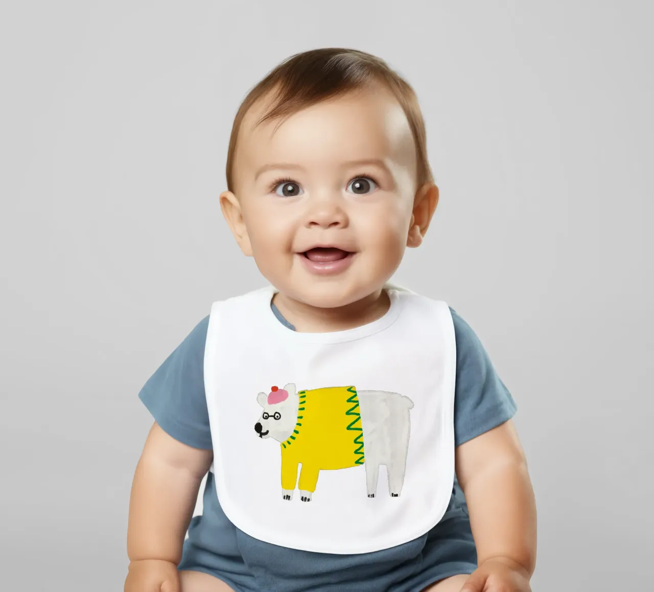 orso polare bavaglino da bueronoull