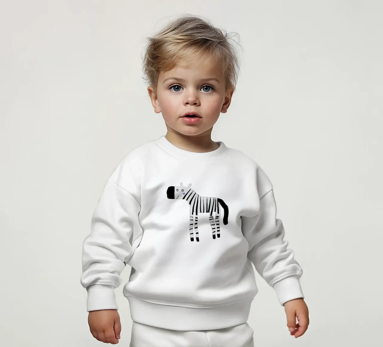 Cebra sudadera de bebé de bueronoull