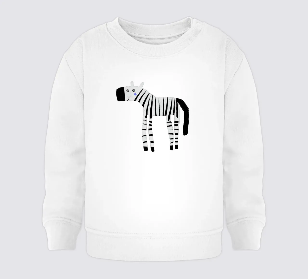 Cebra sudadera de bebé de bueronoull