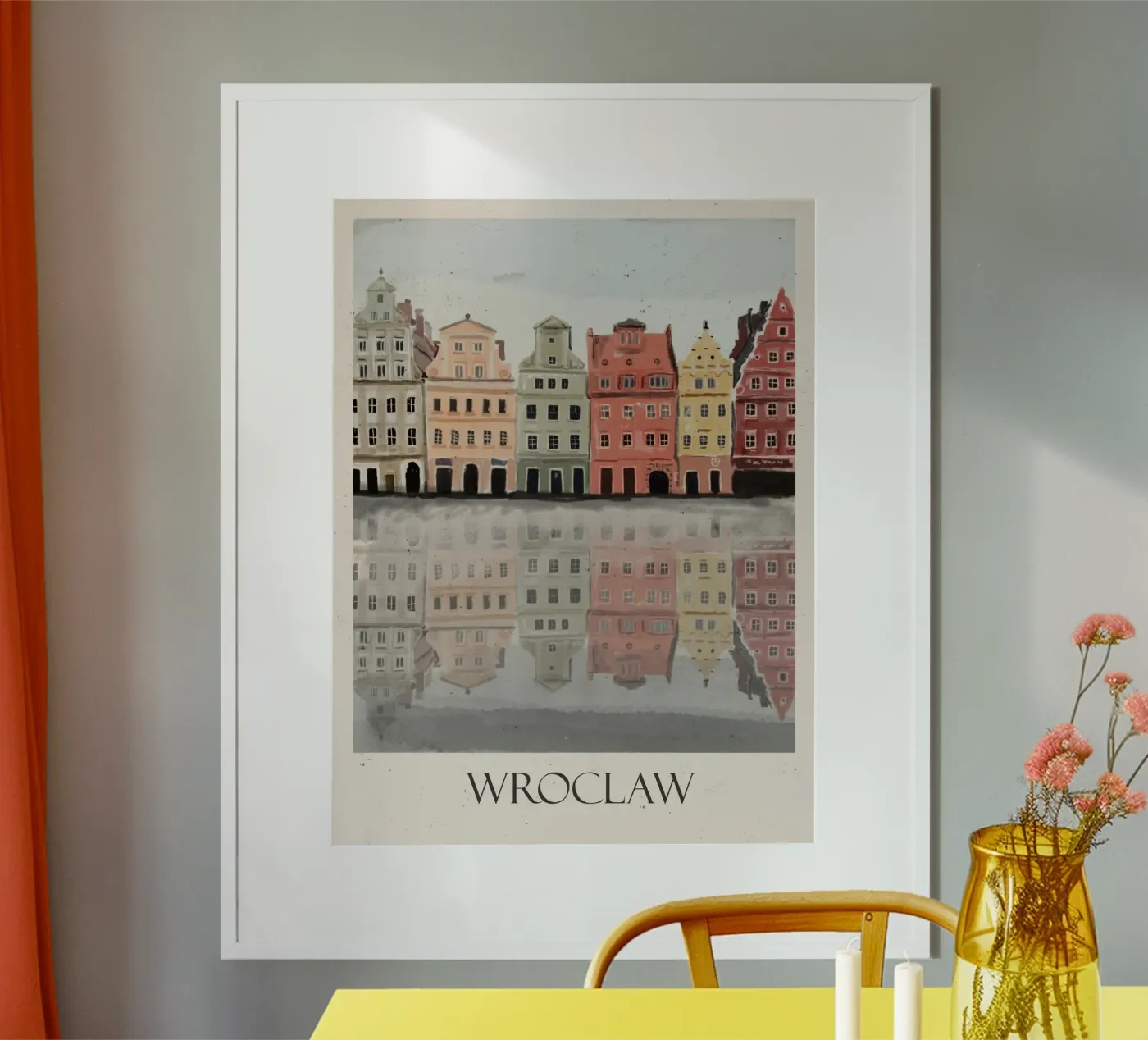 Wroclaw poster by Indigo Rain
