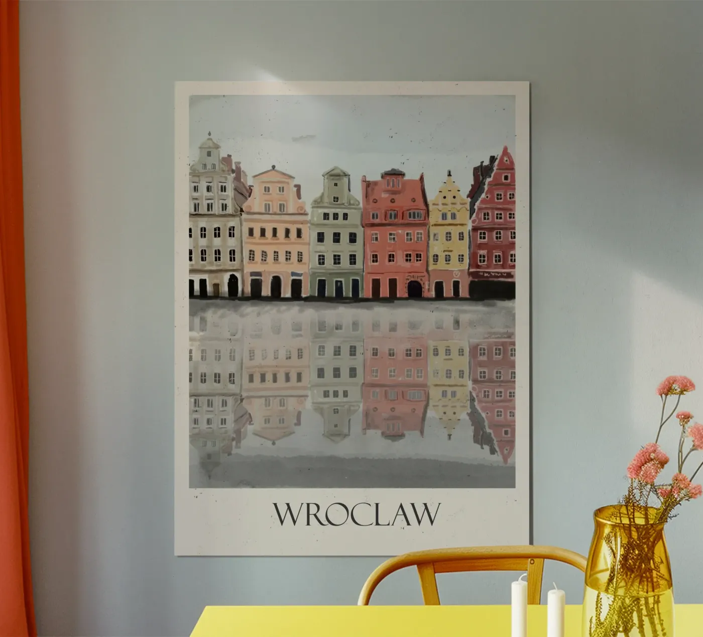 Wroclaw poster by Indigo Rain