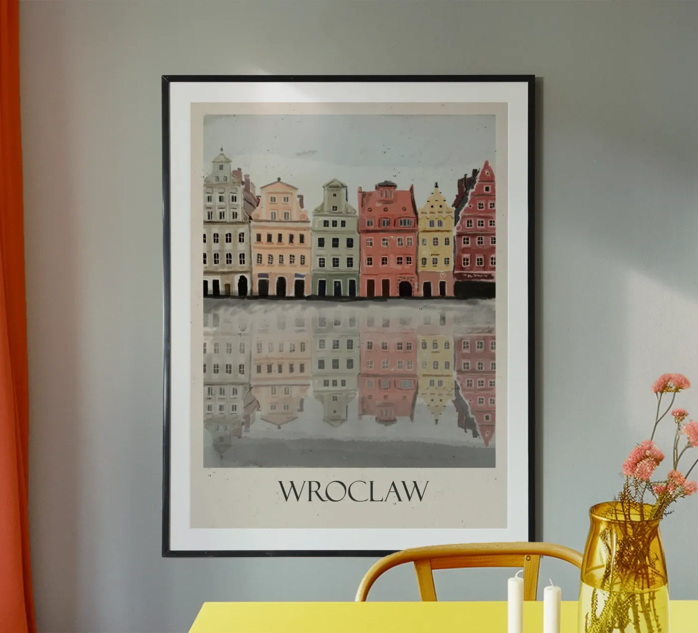 Wroclaw poster by Indigo Rain