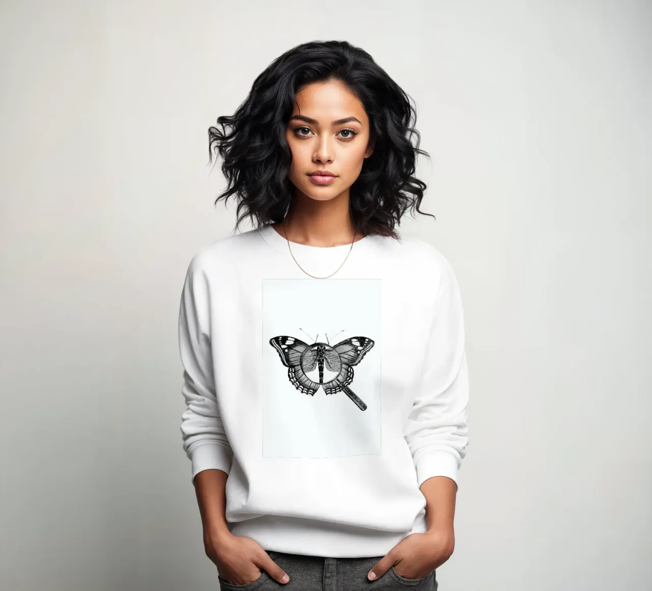 Loeping Good (Butterfly) felpa da BlauMaschine
