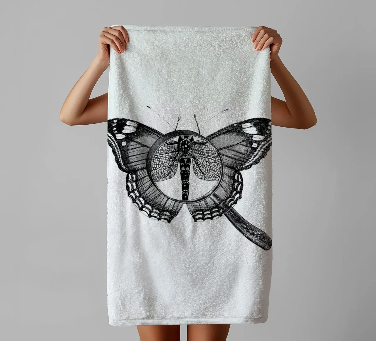 Loeping Good (Butterfly) asciugamano da bagno da BlauMaschine