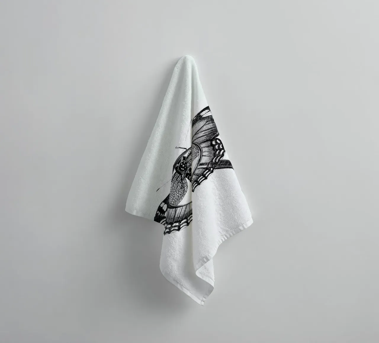 Loeping Good (Butterfly) asciugamano da bagno da BlauMaschine
