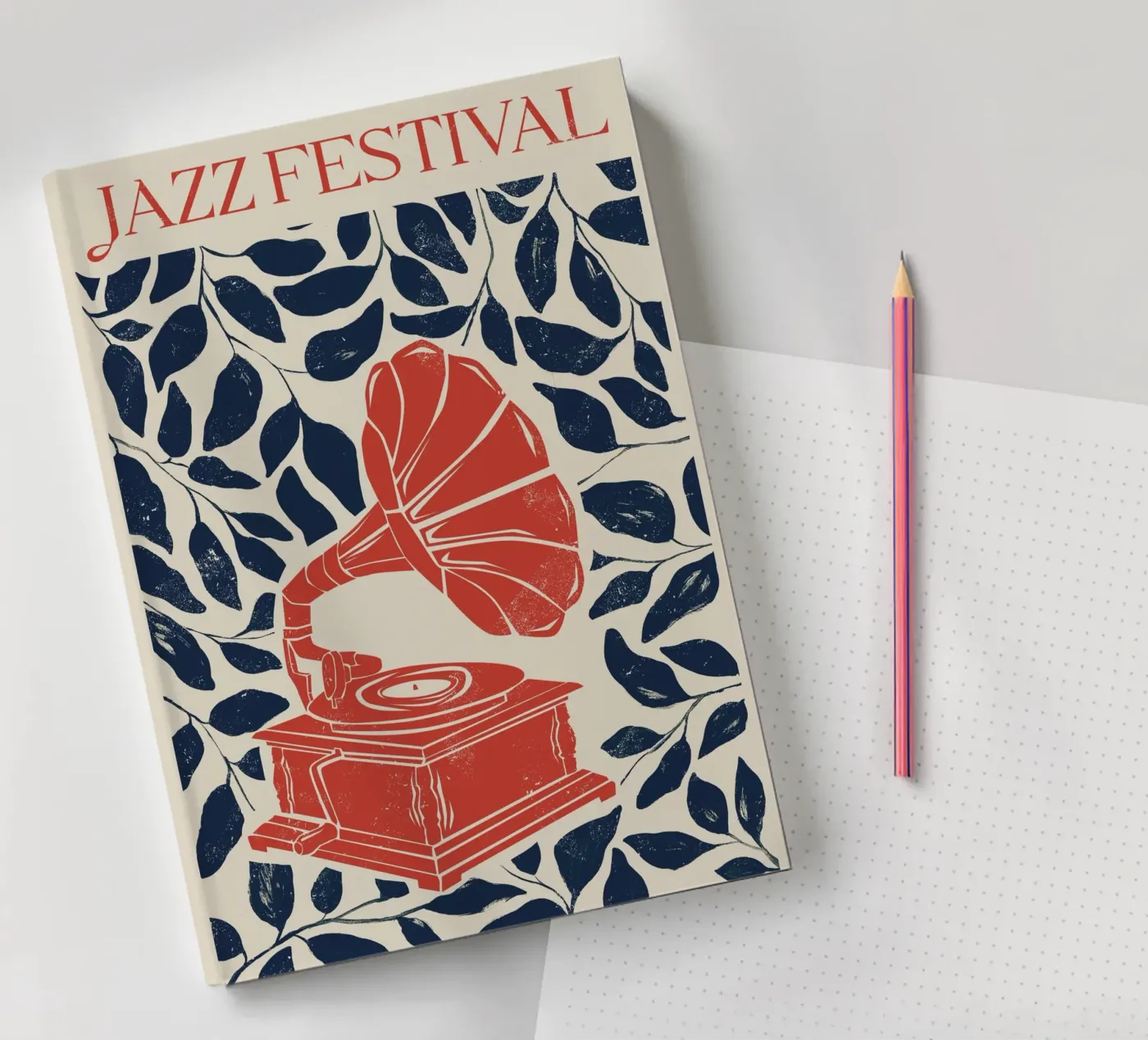 Gramaphone notebook by Indigo Rain