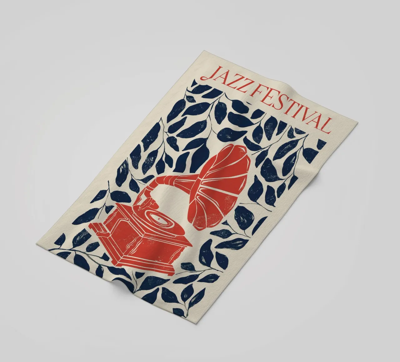 Grammofono telo mare da Indigo Rain