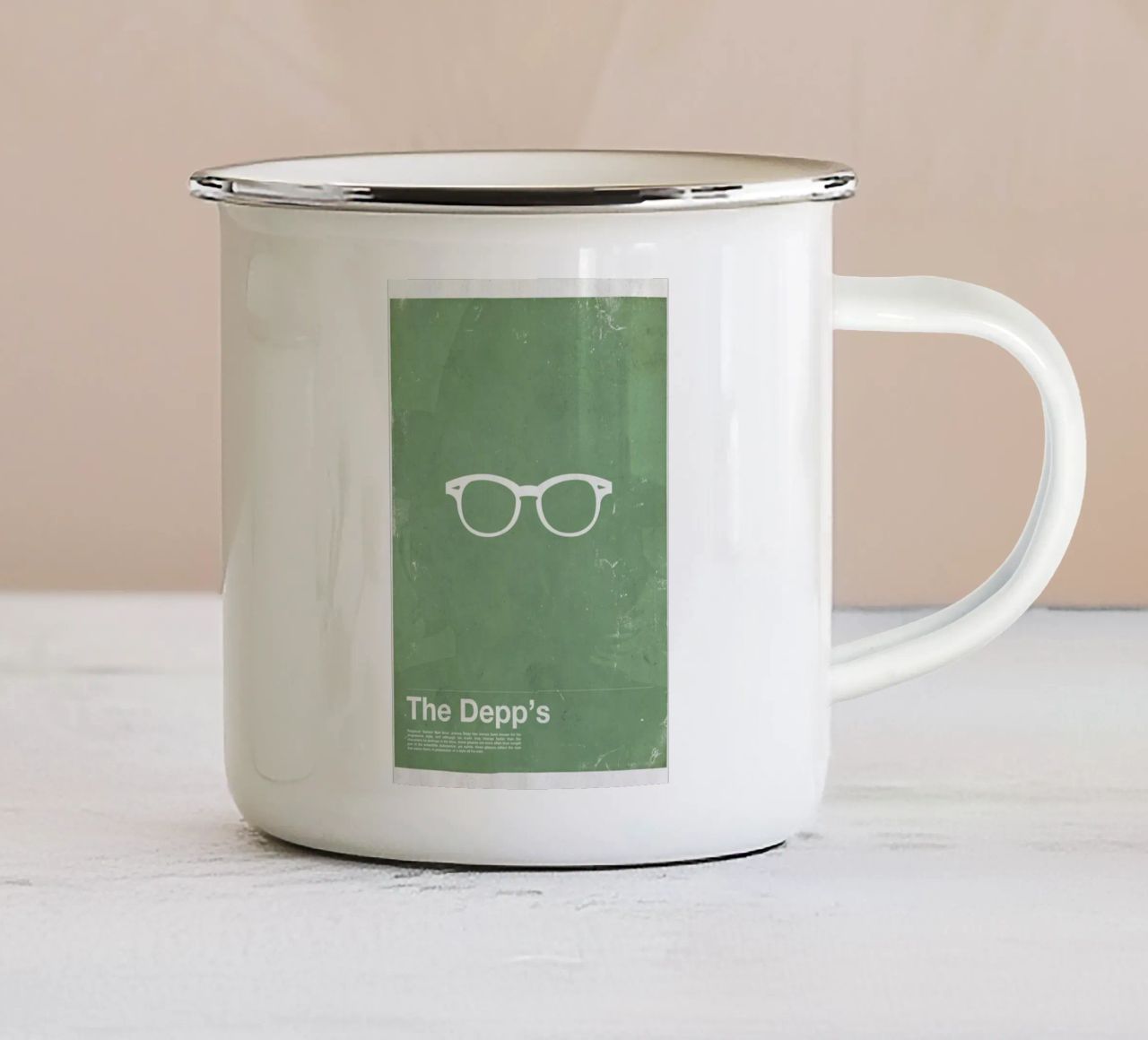 Framework Depp tazza in smalto da Moxy Creative House