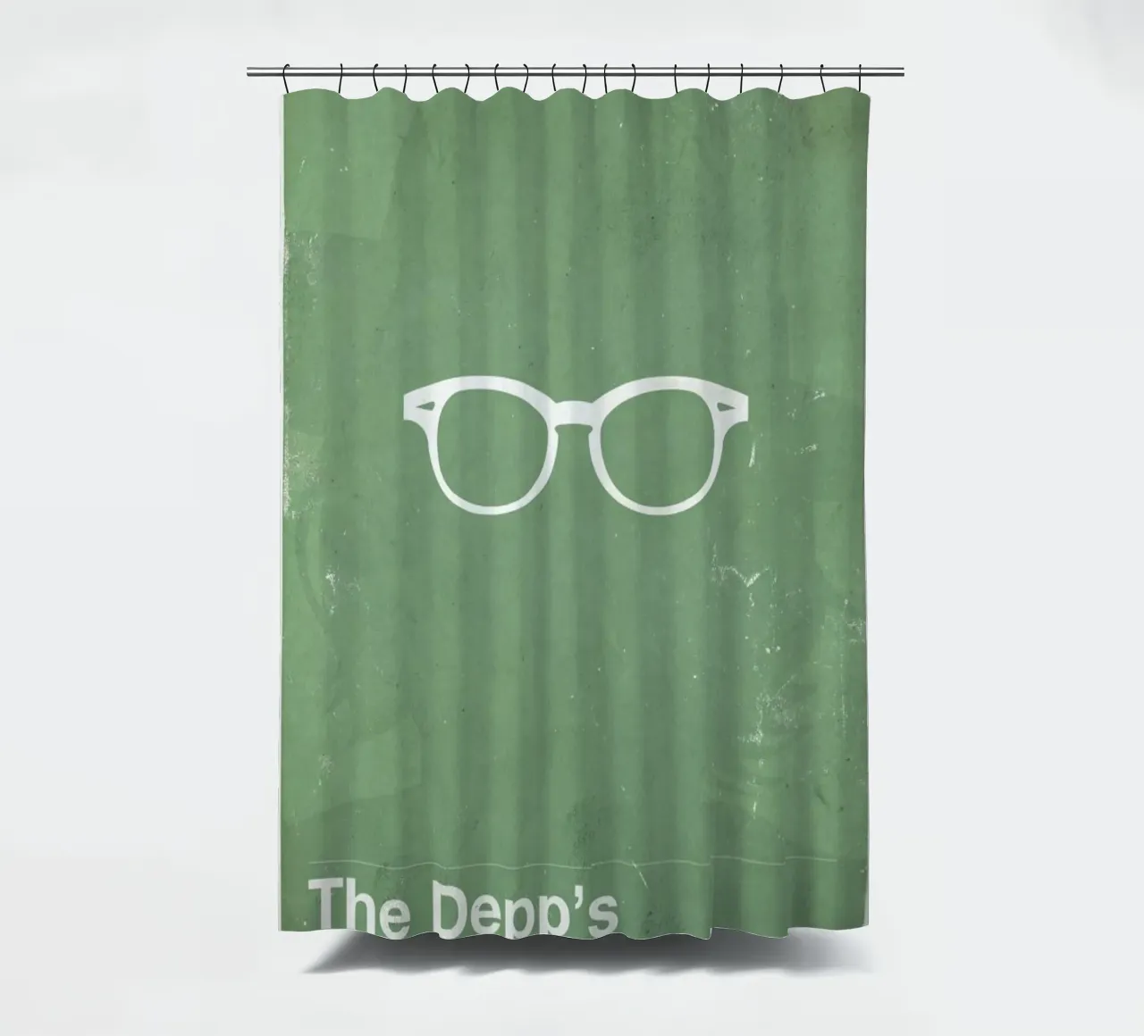 Framework Depp shower curtain by Moxy Creative House