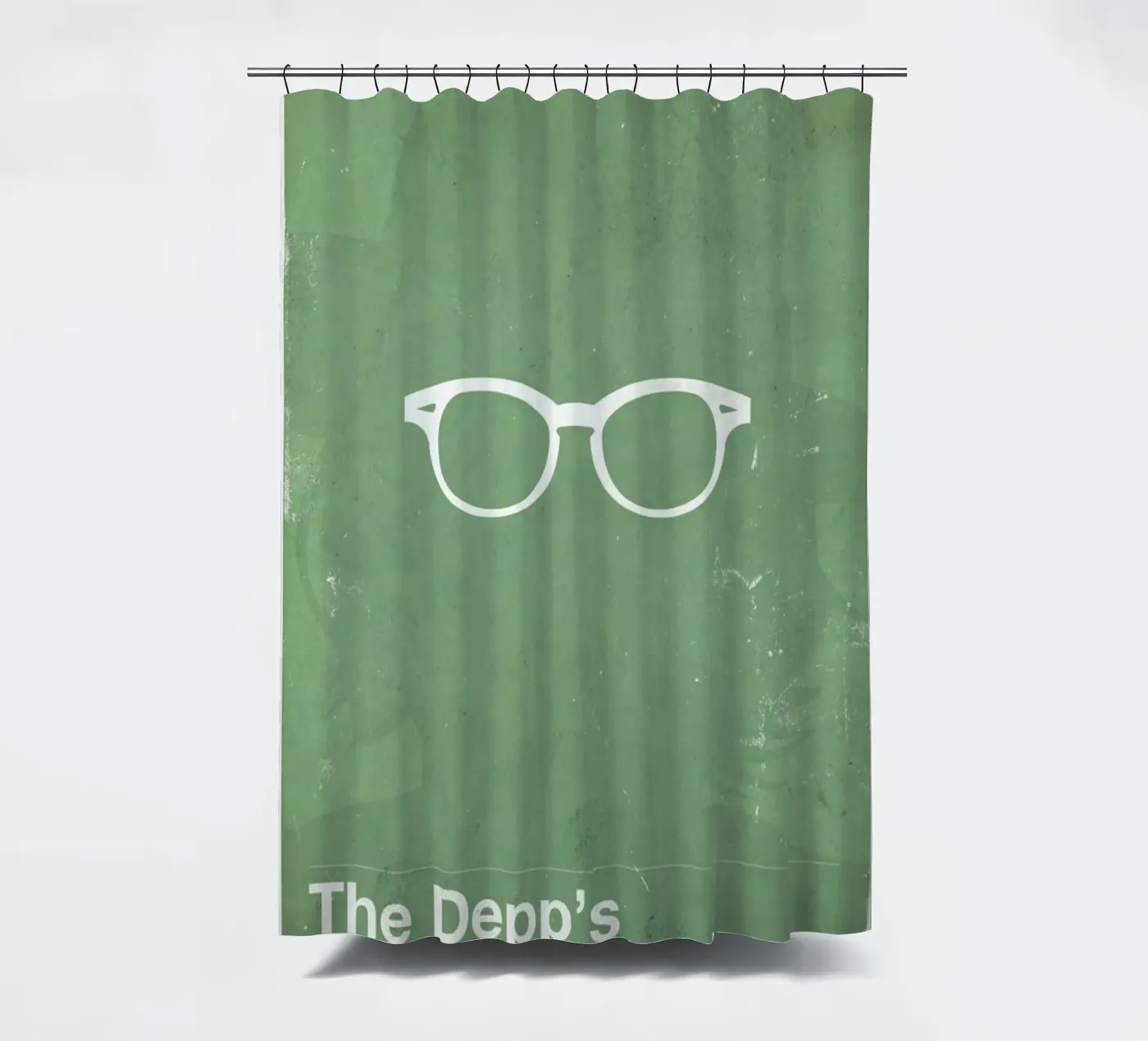 Framework Depp shower curtain by Moxy Creative House