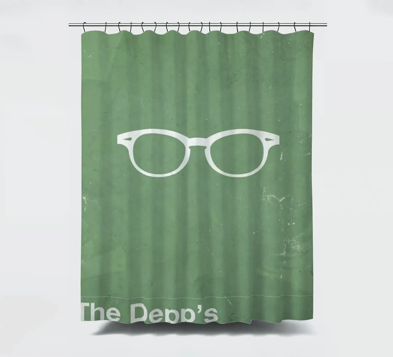 Framework Depp shower curtain by Moxy Creative House