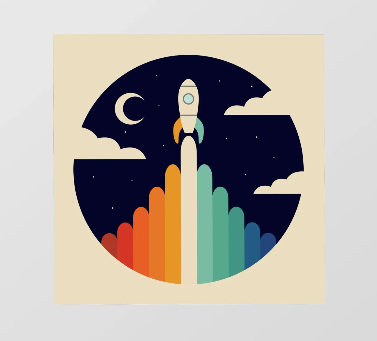 Omhoog fotobehang van Andy Westface