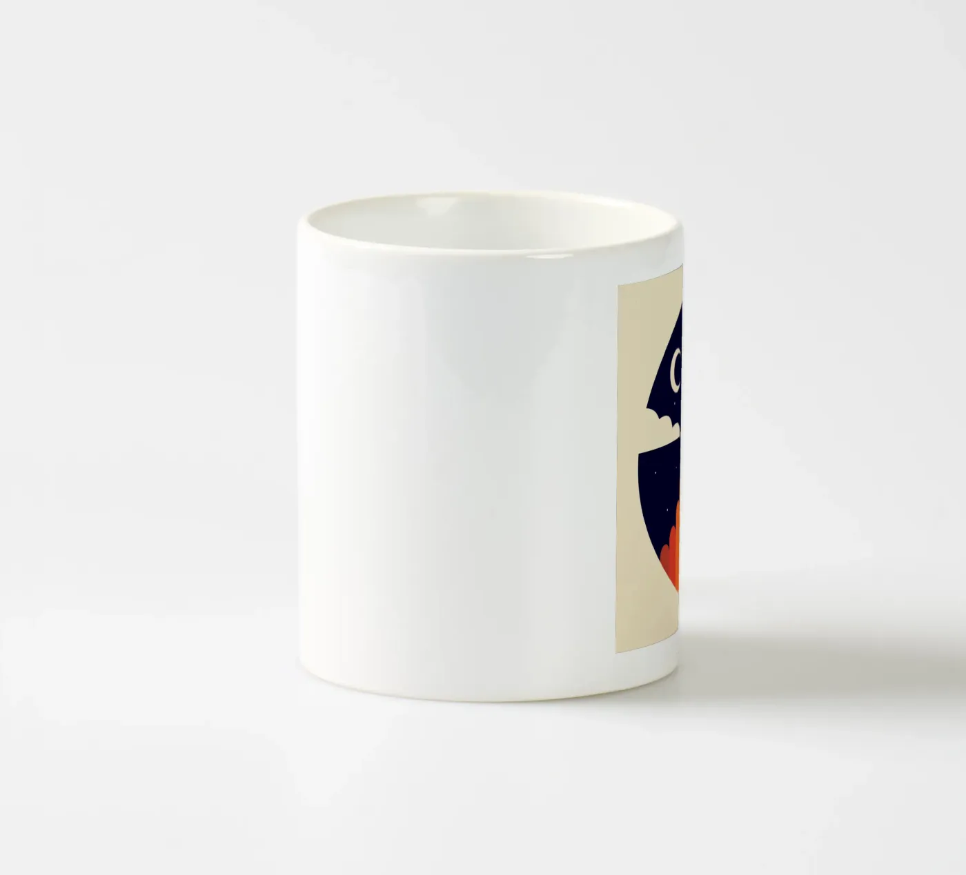 Up ceramic mug by Andy Westface
