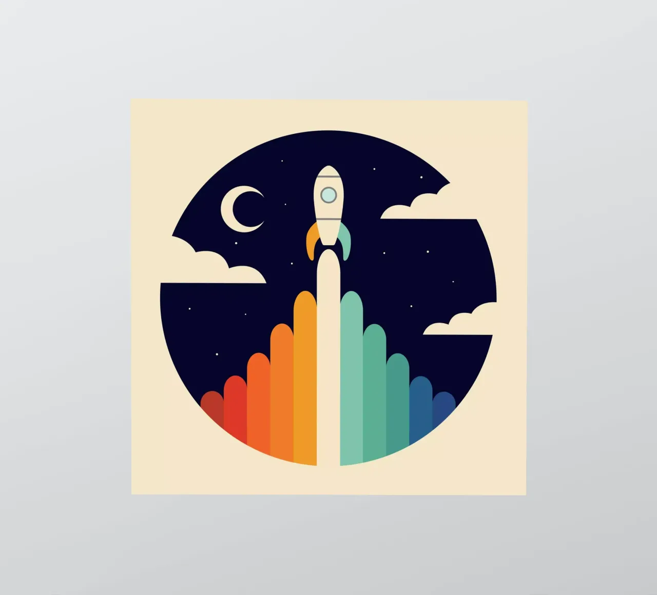 Up sticker by Andy Westface