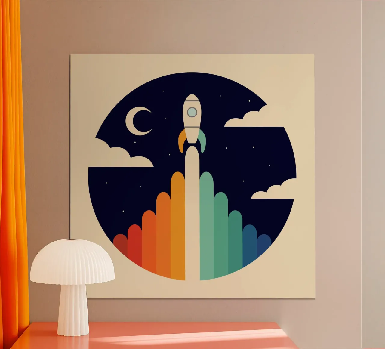 Su poster con telaio in plastica da Andy Westface