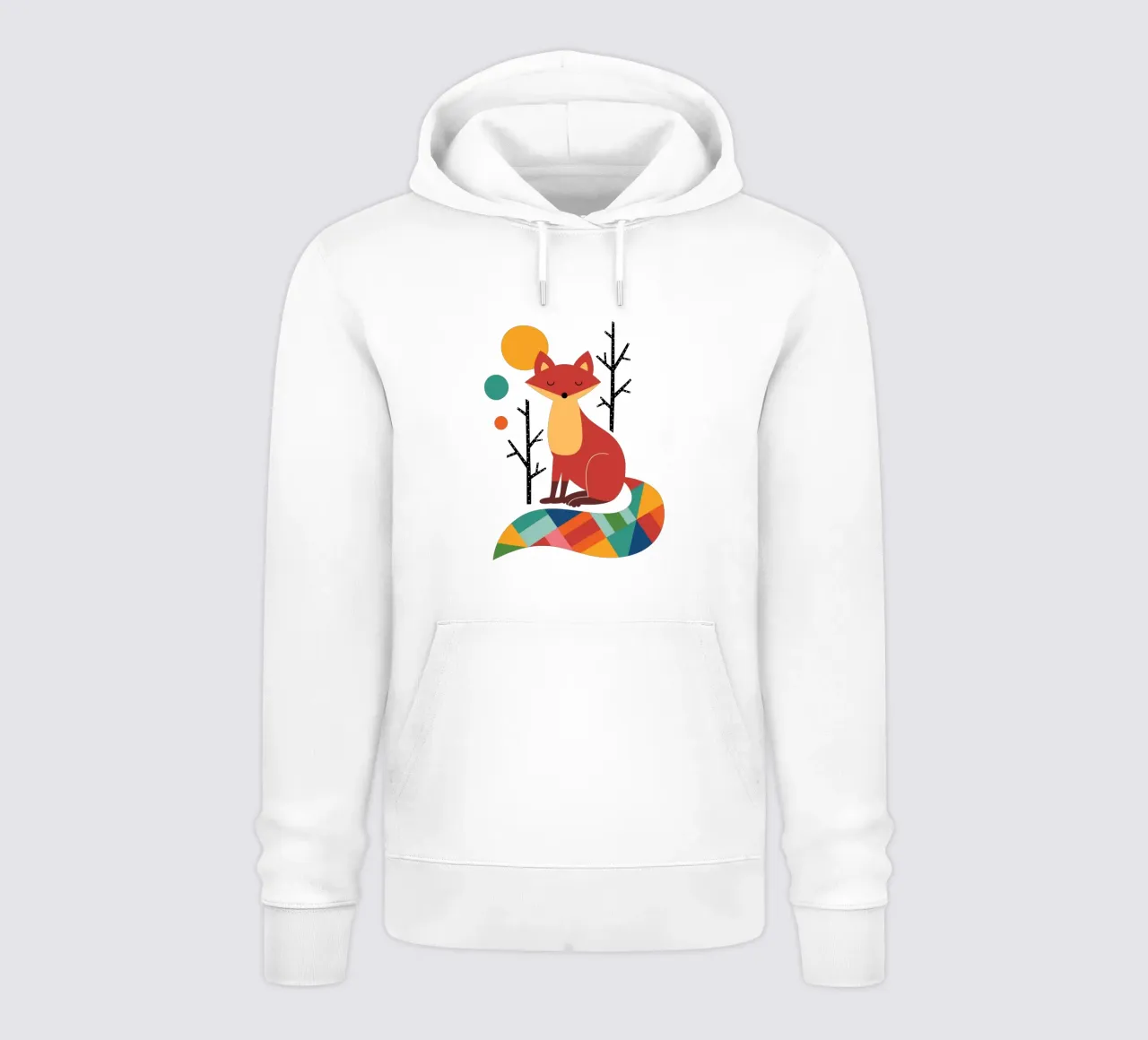 Volpe arcobaleno felpa con cappuccio da Andy Westface
