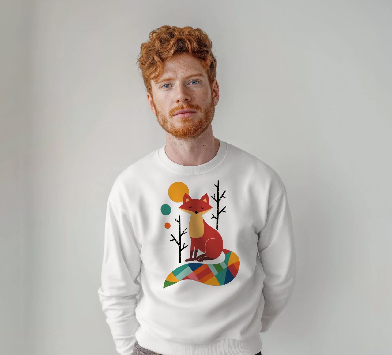Zorro arco iris sudadera de Andy Westface