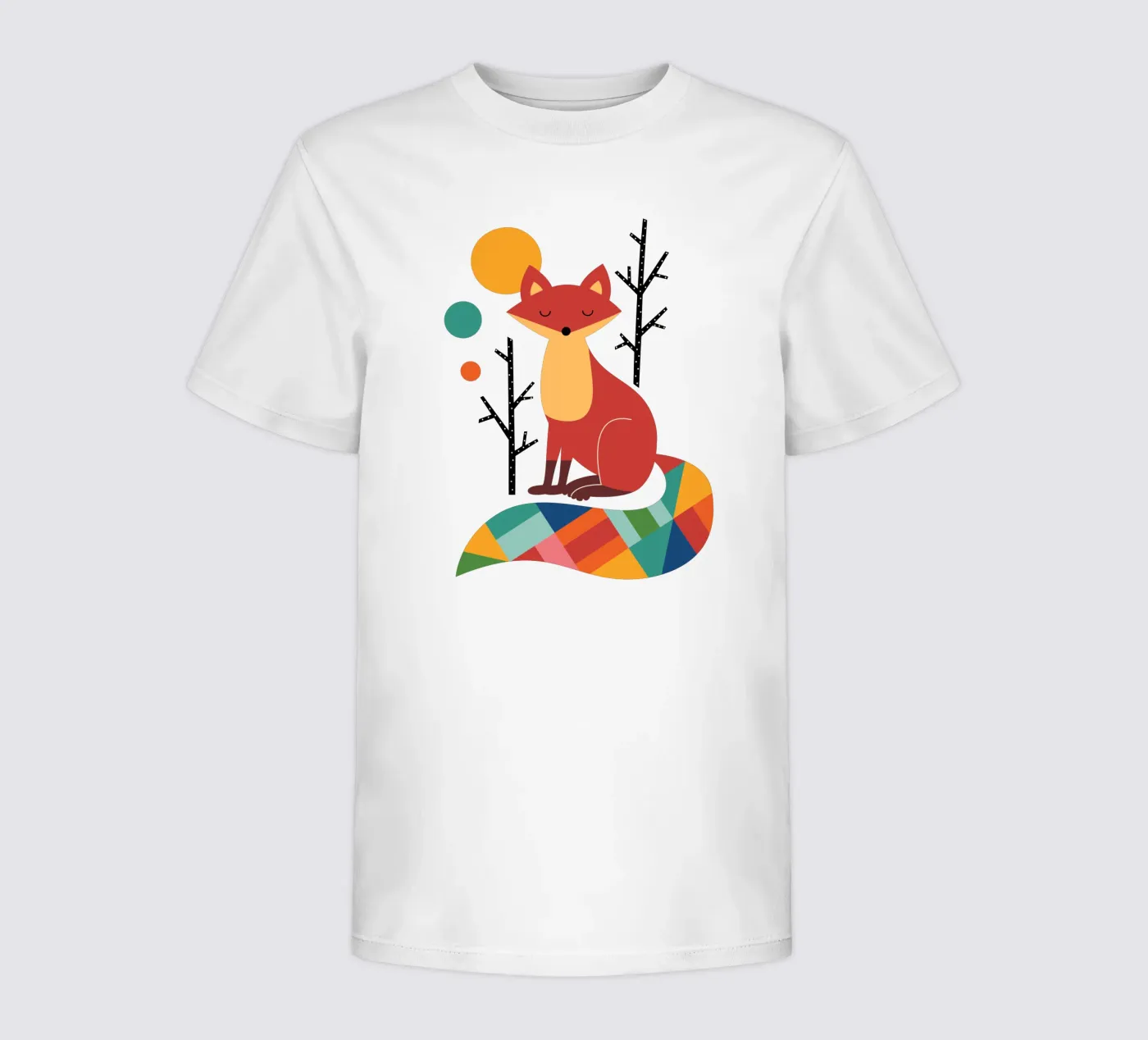 Volpe arcobaleno t-shirt bambini da Andy Westface