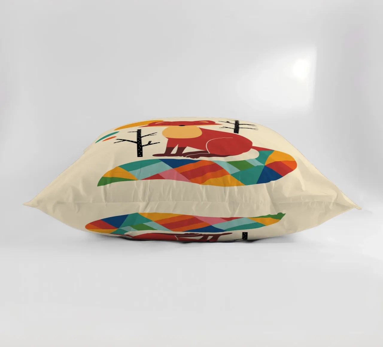 Volpe arcobaleno cuscino da Andy Westface