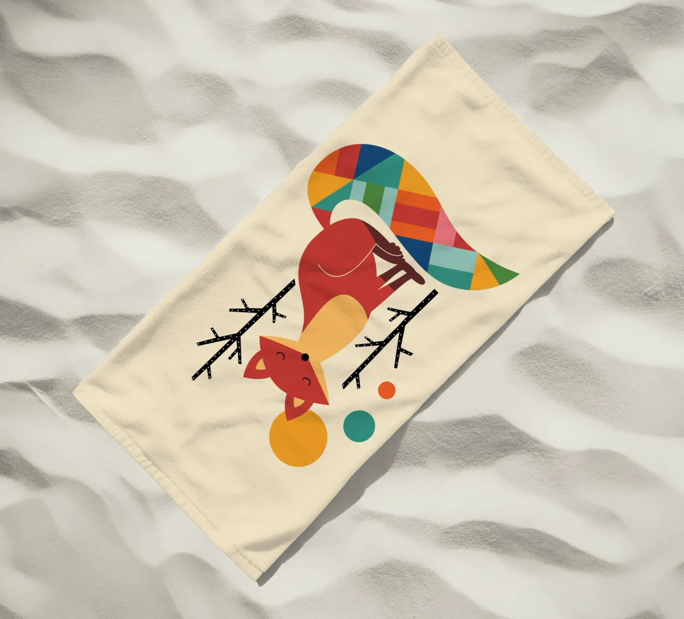 Volpe arcobaleno telo mare da Andy Westface