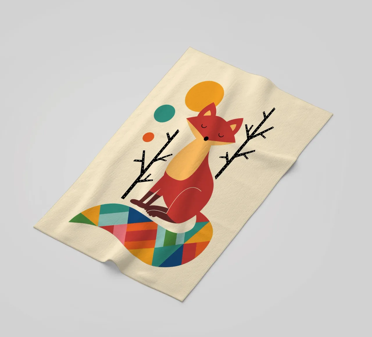 Volpe arcobaleno telo mare da Andy Westface