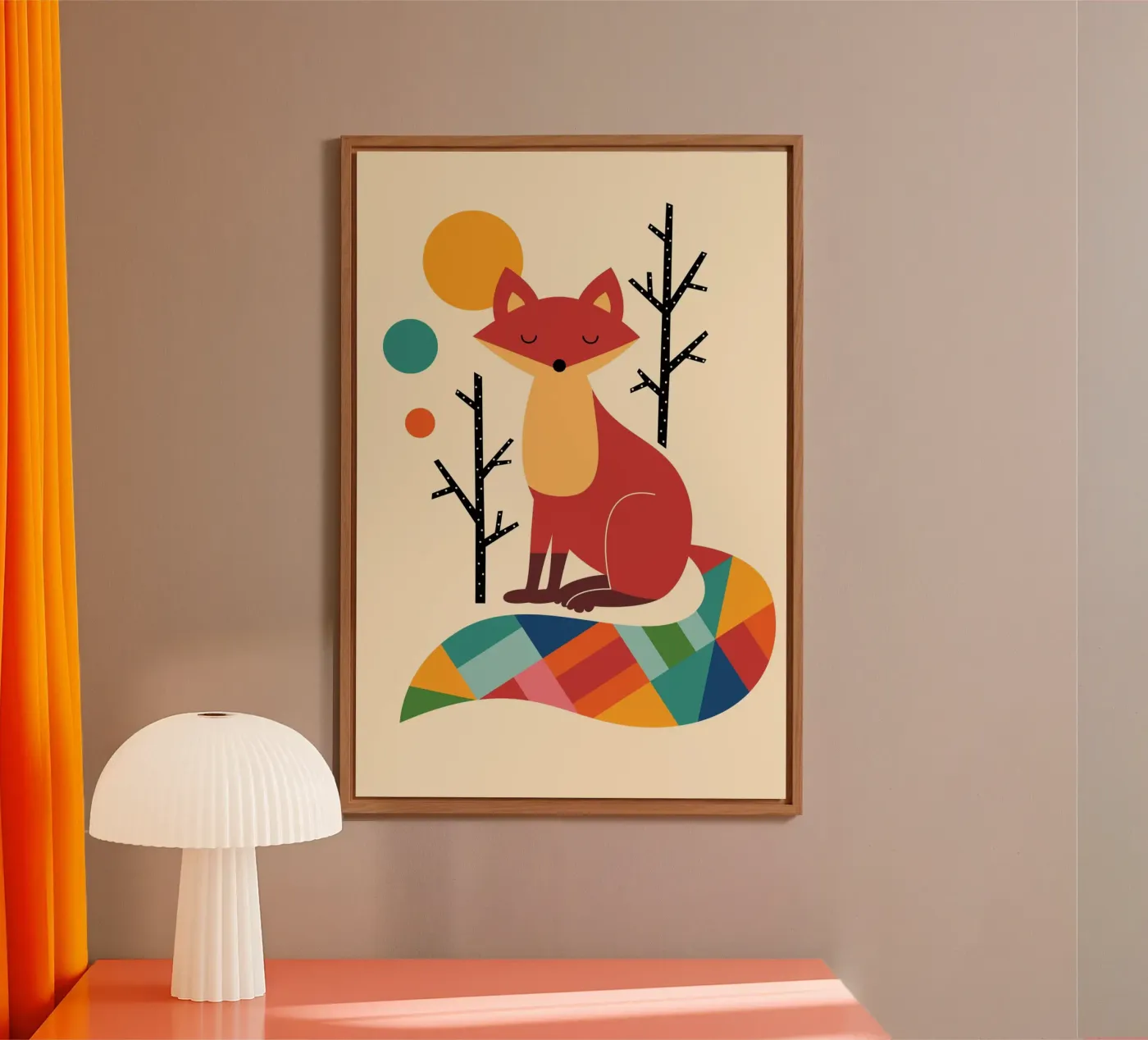 Rainbow Fox forex plate by Andy Westface