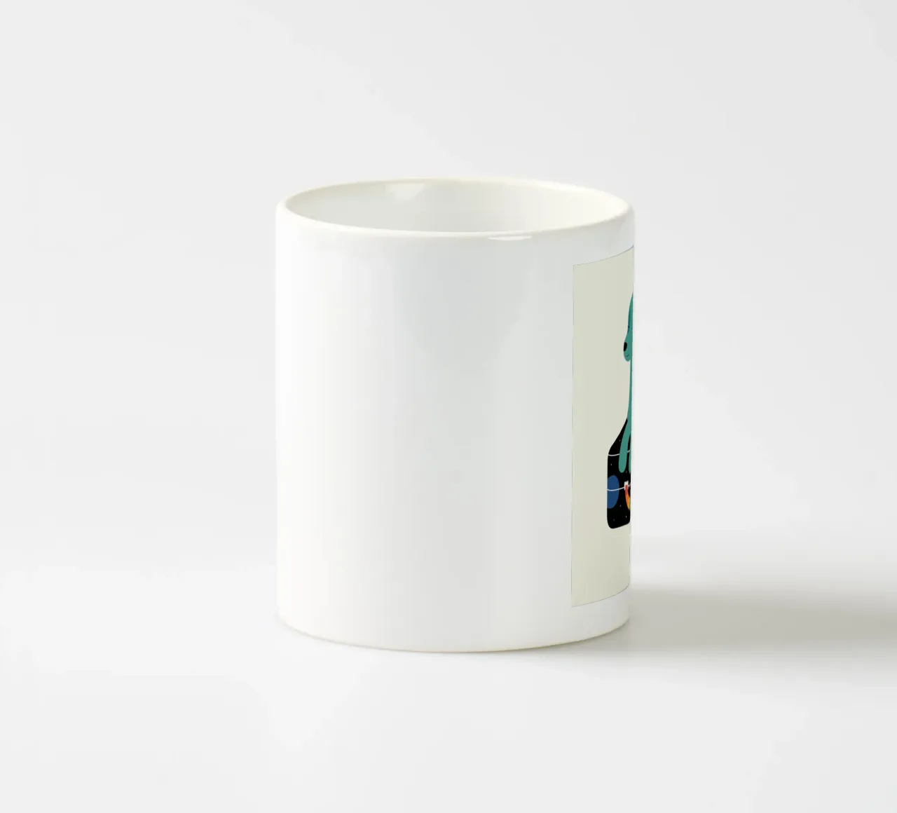Viaggiare di più tazza in ceramica da Andy Westface
