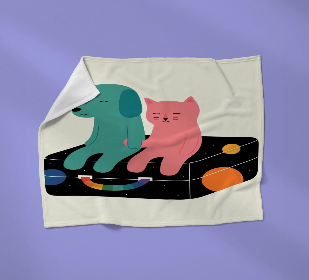 Viaggiare di più coperta in pile da Andy Westface