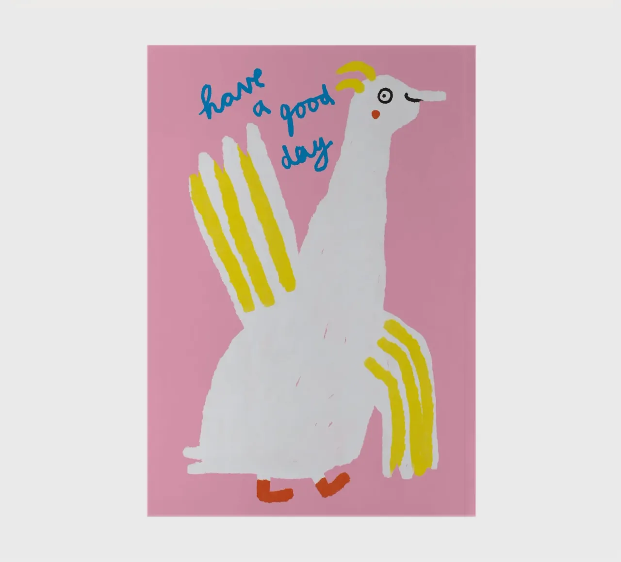 Waving bird notebook by bueronoull