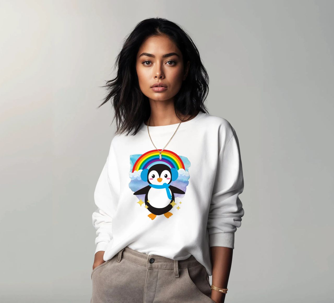 Un simpatico pinguino felpa da yukihana