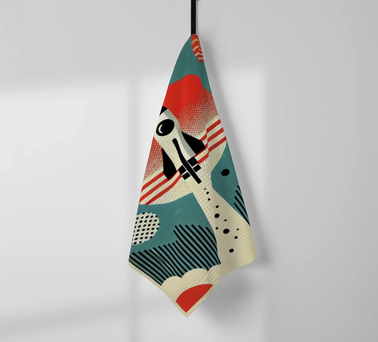 Rocket - Impression d'affiches anciennes torchon de posterprints-by-nomad