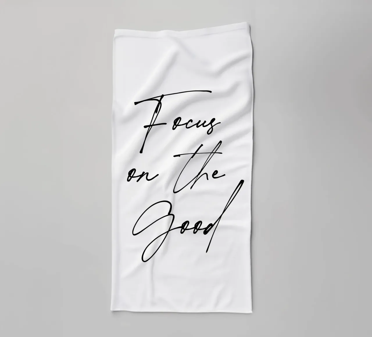 Focus on the Good towel by Magnific