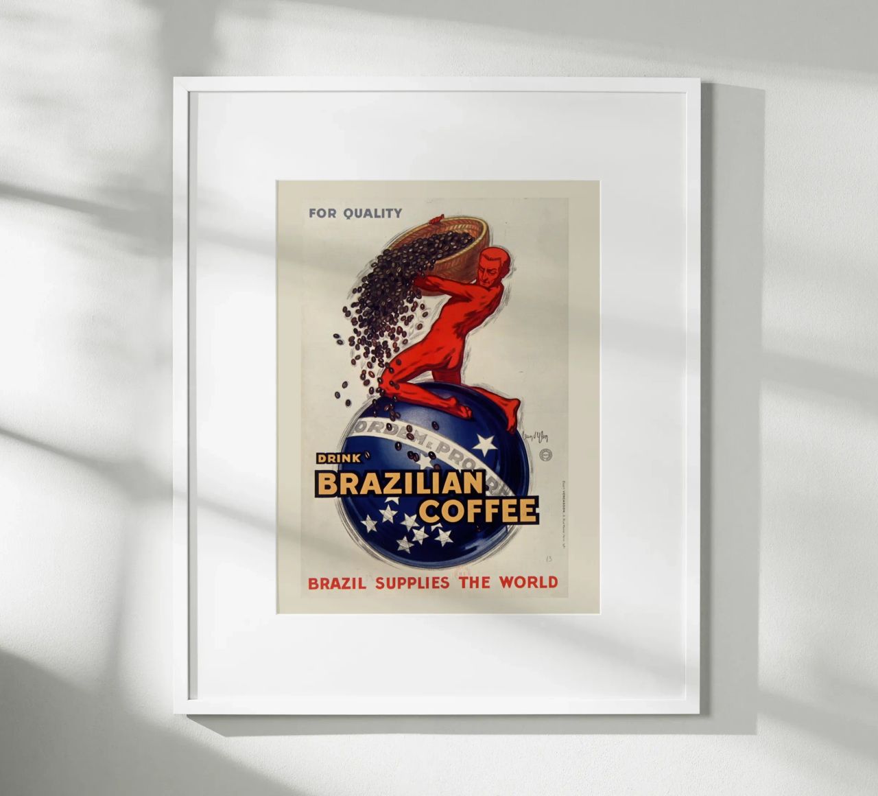 Brazil Supplies the World Poster von ramosashop