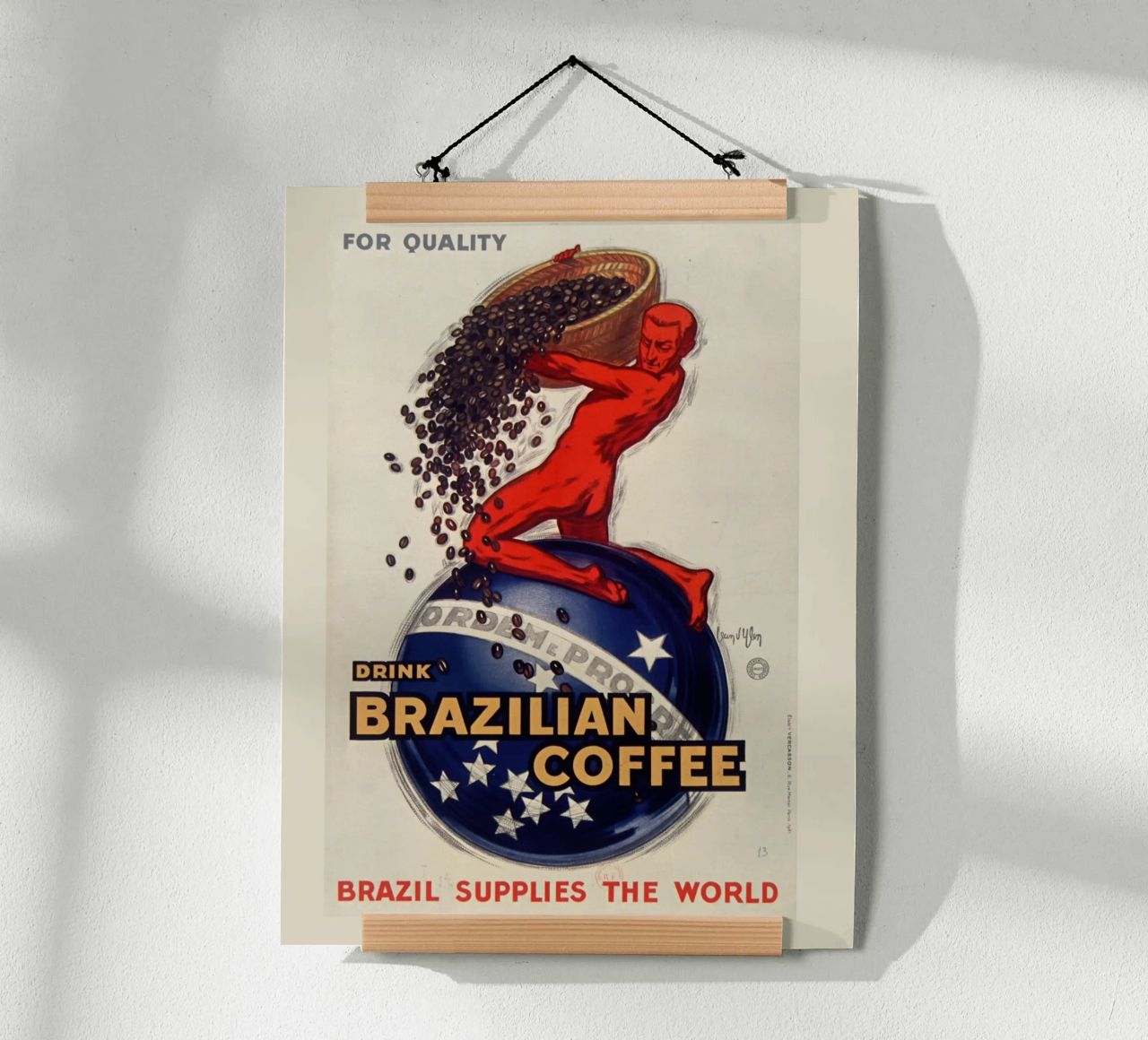Brazil Supplies the World Poster von ramosashop