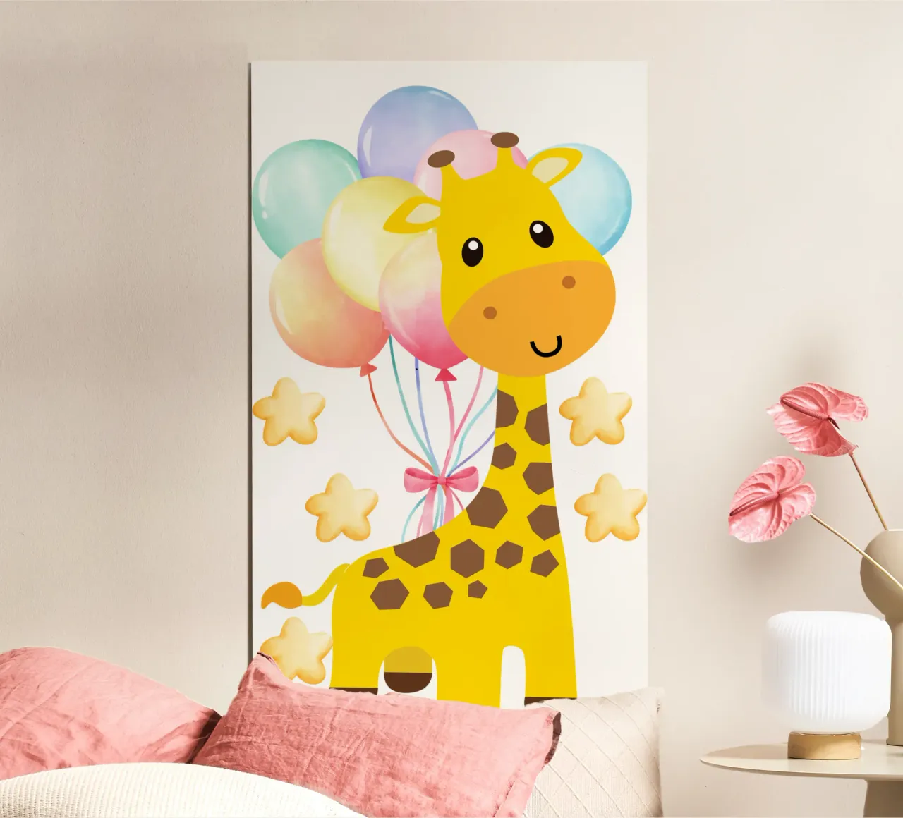 cute giraffe poster da yukihana