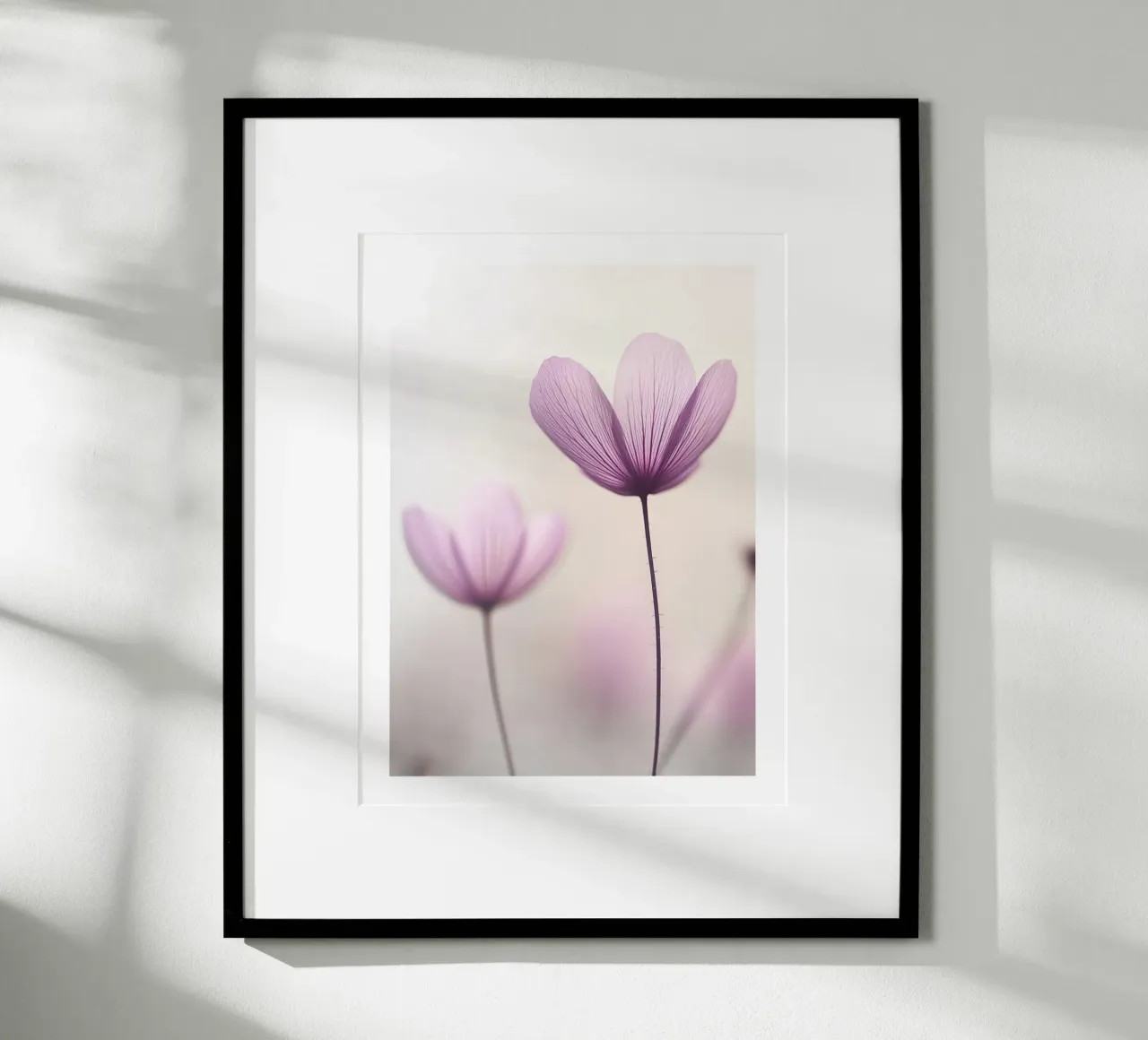 Delicati fiori viola poster da Flora & Horizon