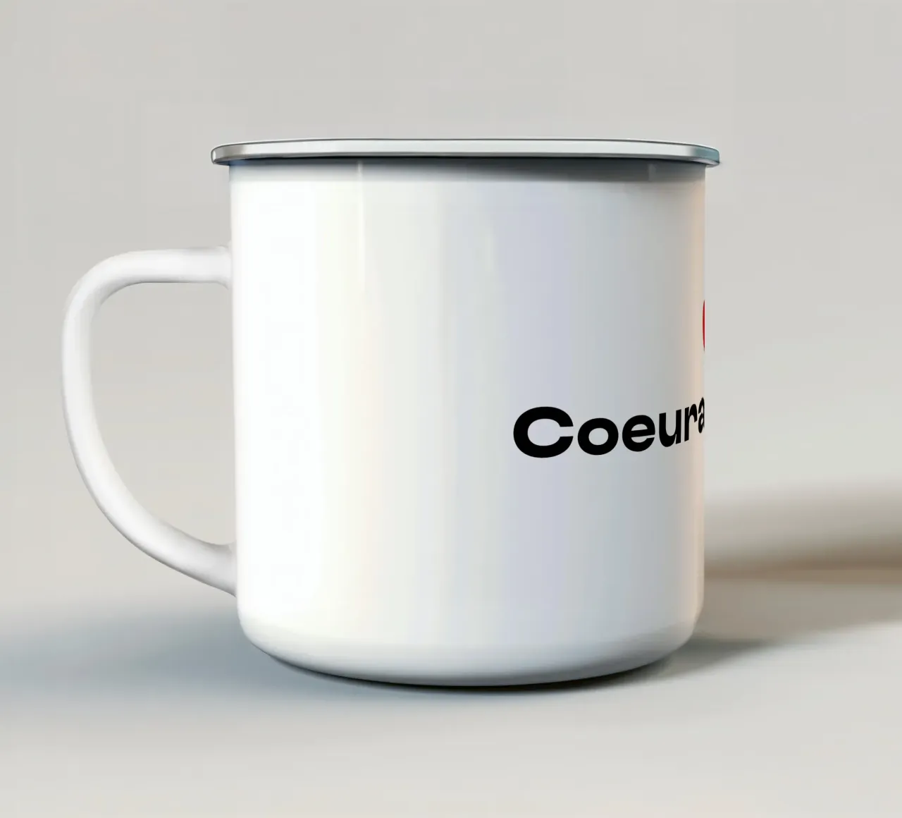 Coeurambolage tazza in smalto da émotion