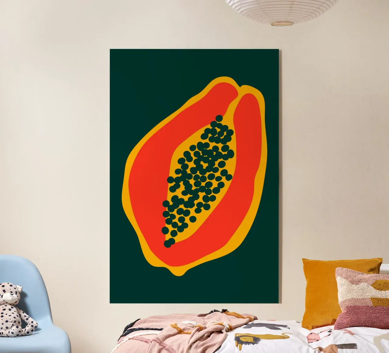 Papaya tropicale plexiglass da Mariery Young