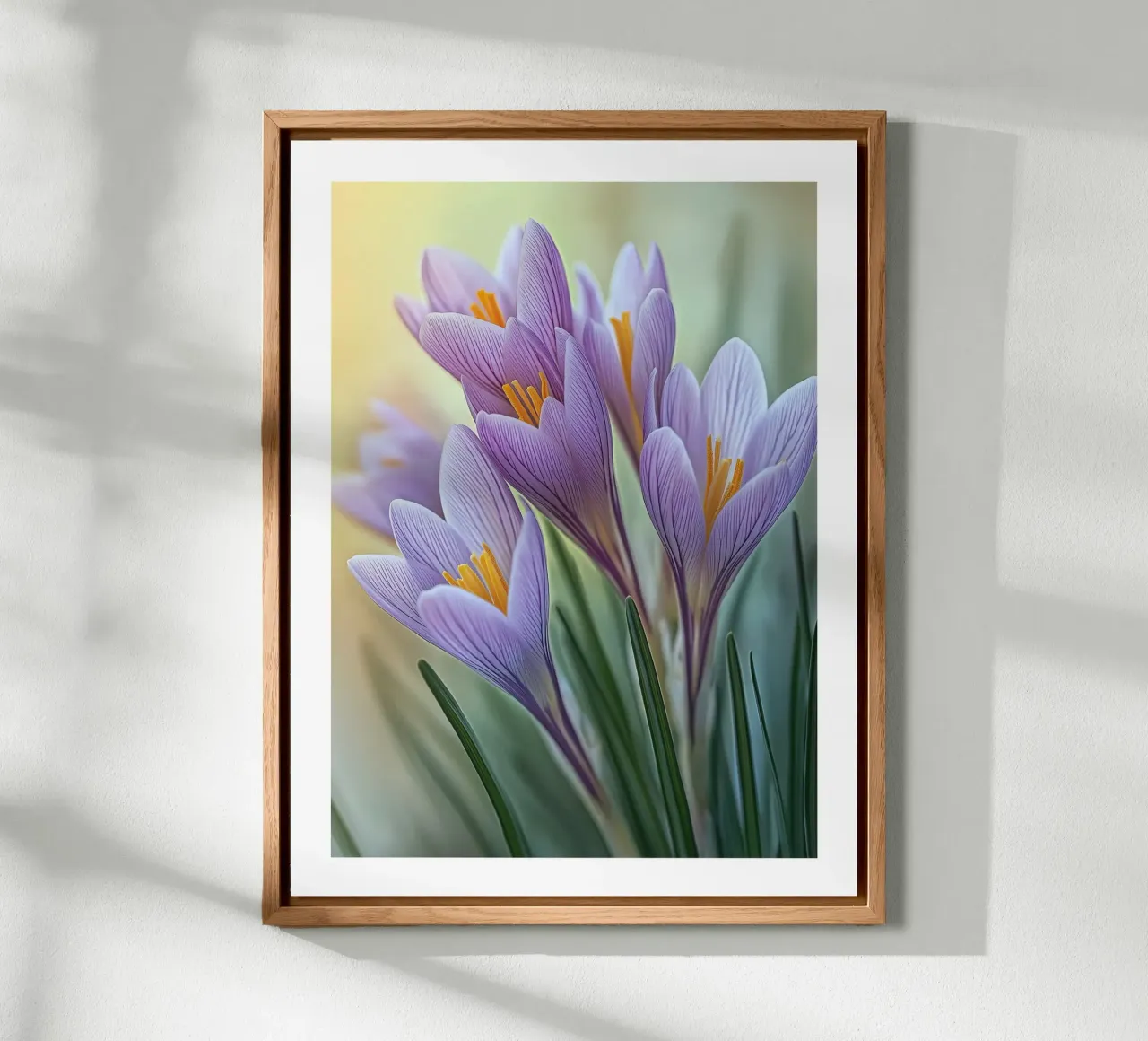 Crocus violets forex plate by Flora & Horizon