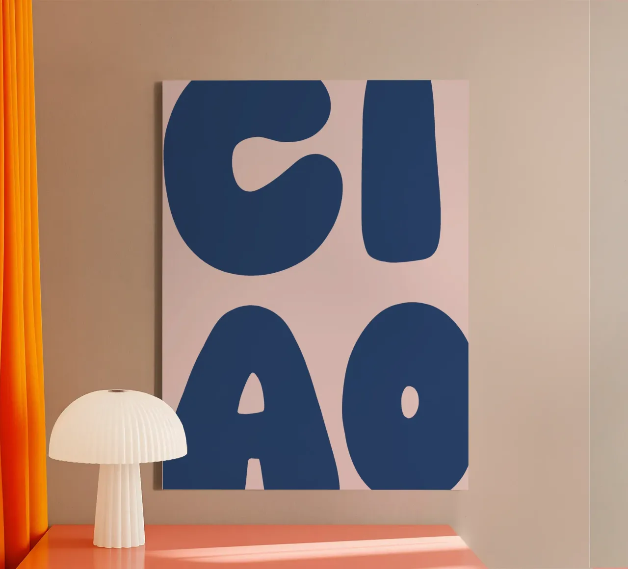 Ciao tela con Cornice a cassetta da we line studio - art